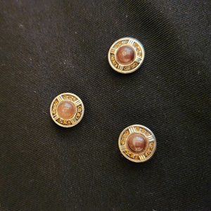 Trio of matching Lotti dotties Magnetic charms, maybe for earrings and necklace,